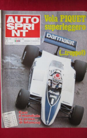 AUTOSPRINT 12 1982 NELSON PIQUET GP BRASILE [C2]