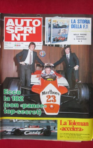 AUTOSPRINT 9 1982 ALFA ROMEO 182 TOLEMAN DE CESARIS GIACOMELLI [C2]