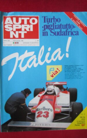 AUTOSPRINT 3 1982 GP SUD AFRICA ALFA ROMEO FERRARI OSELLA [C3]