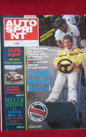 AUTOSPRINT 24 1980 ALFA SUPER RALLY SILVERSTONE F2 + ADESIVO ASCONA 400 [C3]