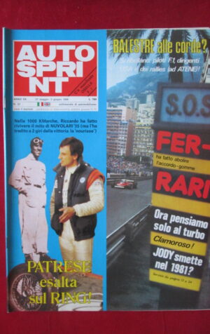 AUTOSPRINT 22 1980 KMARCHE PATRESE FERRARI [C3]