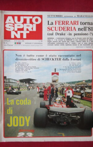 AUTOSPRINT 30 1980 CON ADESIVI MAURIZIO VERINI MAURO MANNINI [C3]