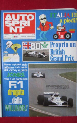 AUTOSPRINT 29 1980 NIKI LAUDA ALAN JONES BRAND HATCH [C3]