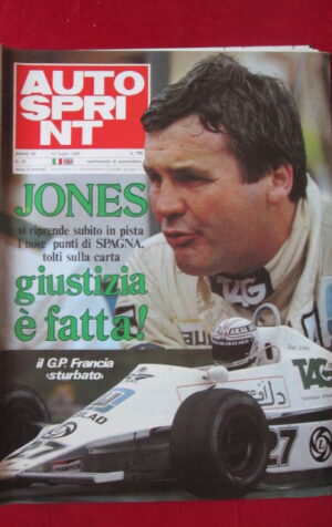 AUTOSPRINT 27 1980 JONES GP FRANCIA [C3]