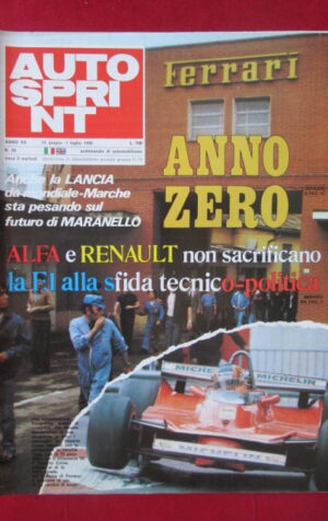 AUTOSPRINT 26 1980 LANCIA ALFA RENAULT [C3]