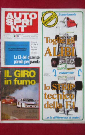 AUTOSPRINT 45 1980 LANCIA PATRESE ALEN F1 [C3]