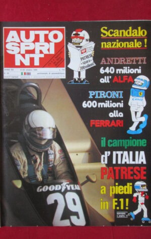 AUTOSPRINT 43 1980 ANDRETTI ALFA ROMEO FERRARI PATRESE CAMPIONE DI ITALIA [C3]