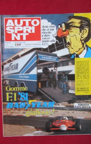 AUTOSPRINT 50 1980 F1 '81 FERRARI DUCKWORTH [C3]