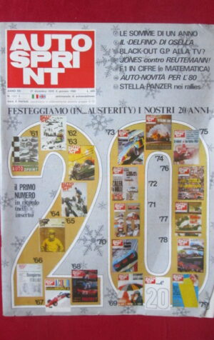 AUTOSPRINT 52-1 1980 JONES REUTEMANN OSELLA [C3]