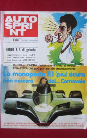 AUTOSPRINT 17 1980 EURO F3 F1 MICHELE ALBORETO [C3]