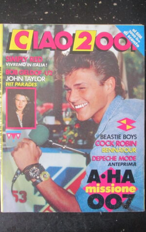 CIAO 2001 36 1987 SIMPLY RED BOB GELDOF JOHN TAYLOR DEPECHE MODE A-HA [L7]