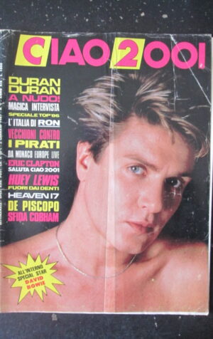 CIAO 2001 1 1987 DURAN DURAN ERIC CLAPTON  + INSERTO BOOK DAVID BOWIE [L7]