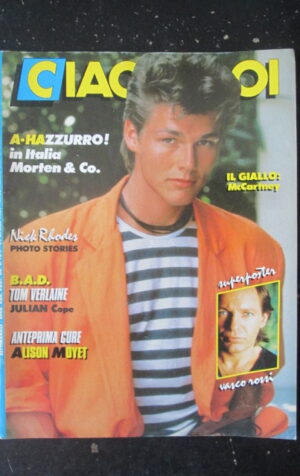 CIAO 2001 18 1987 A-HA MC CARTNEY ALISON MOYET SUPER POSTER VASCO ROSSI [L7]