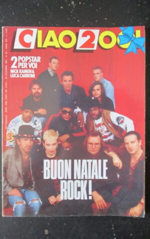 CIAO 2001 52 1987 NICK KAMEN POSTER LUCA CARBONI U2 POOH [L7]