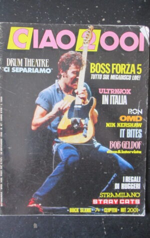 CIAO 2001 47 1986 BRUCE SPRINGSTEEN NIK KERSHAW JANET JACKSON STING MINA [L7]