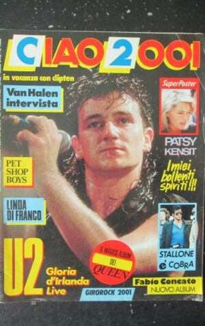 CIAO 2001 25 1986 SUPER POSTER PATSY KENSIT VAN HALEN U2 LINDA DI FRANCO [L7]