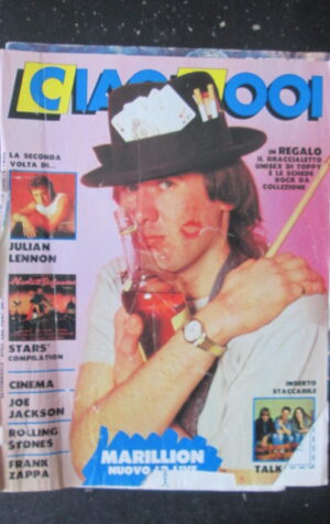 CIAO 2001 14 1986 INSERTO TALK TALK JOE JACKSON ROLLING STONES FRANK ZAPPA [L7]