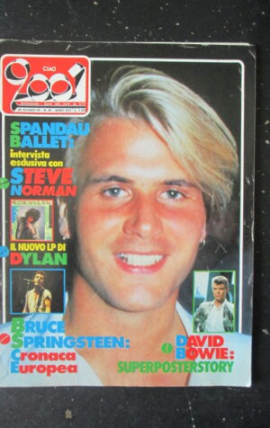 CIAO 2001 26 1985 SPANDAU BALLET STEVE NORMAN BRUCE SPRINGSTEEN BOB DYLAN [L7]