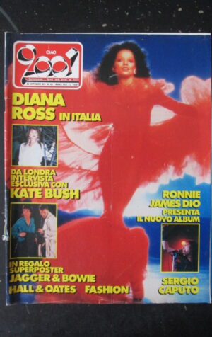 CIAO 2001 43 1985 DIANA ROSS KATE BUSH -  POSTER MICK JAGGER DAVID BOWIE  [L7]