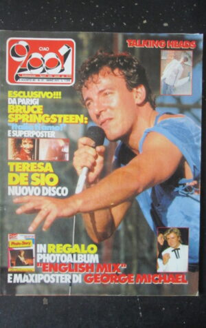 CIAO 2001 31 1985 MAXI POSTER GEORGE MICHAEL BRUCE SPRINGSTEEN KISS [L7]
