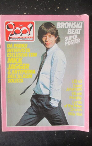 CIAO 2001 8 1985 POSTER BILLY IDOL MICK JAGGER - POSTER BRONSKI BEAT [L7]