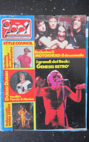 CIAO 2001 38 1985 POSTER STYLE COUNCIL DURAN DURAN MODA SPRINT [L7]