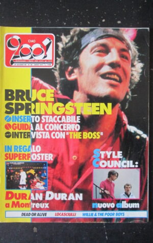 CIAO 2001 25 1985 BRUCE SPRINGSTEEN STYLE COUNCIL LOCASCIULLI [L7]