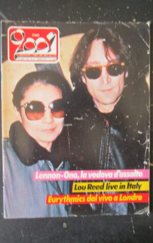 CIAO 2001 4 1984 JOHN LENNON LOU REED EURYTHMICS DELIA GUALTIERO [L7]