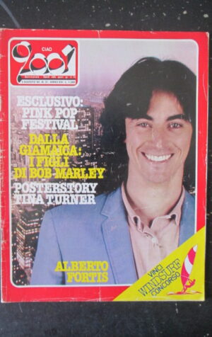 CIAO 2001 31 1984 POSTER STORY TINA TURNER ALBERTO FORTIS [L7]