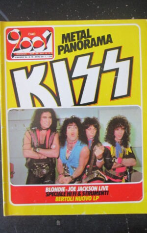 CIAO 2001 18 1984 SPECIALE KISS - DEBBIE HARRY BLONDIE JOE JACKSON BERTOLI [L7]