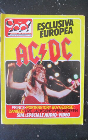 CIAO 2001 36 1984 AC DC BOY GEORGE BRUCE SPRINGSTEEN MADONNA [L7]