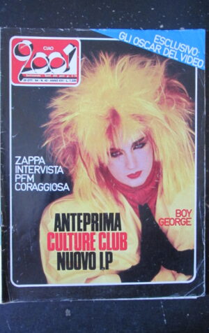 CIAO 2001 43 1984 BOY GEORGE INTERVISTA ZAPPA - PFM MOTLEY CRUE [L7]
