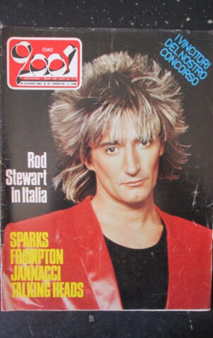 CIAO 2001 25 1983 ROD STEWART SPARKS FRAMPTON JANNACCI [L8]