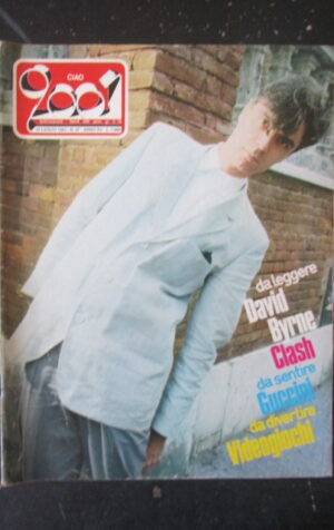 CIAO 2001 27 1983 DAVID BYRNE FRANCESCO GUCCINI VIDEOGIOCHI MATTEL [L8]