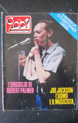 CIAO 2001 7 1983 ROBERT PALMER JOE JACKSON CHRISTOPHER CROSS BOWIE [L8]