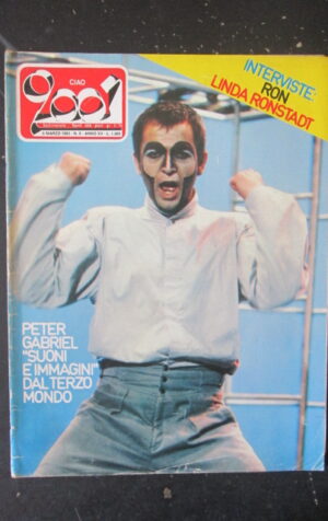 CIAO 2001 9 1983 RON LINDA RONSTADT PETER GABRIEL [L8]