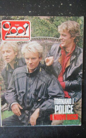 CIAO 2001 24 1983 I POLICE DAVID  ALBERTO CAMERINI BOWIE [L8]