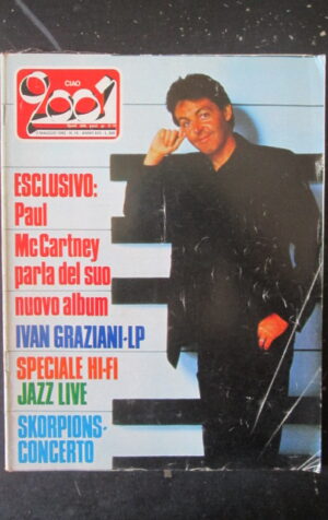CIAO 2001 18 1982 PAUL McCARTNEY IVAN GRAZIANI SKORPIONS [L8]