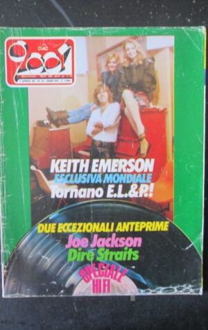 CIAO 2001 13 1984 KEITH EMERSON JOE JACKSON DIRE STRAITS SPECIALE [L8]