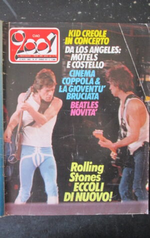 CIAO 2001 47 1983 KID CREOLE COSTELLO BEATLES ROLLING STONES [L8]