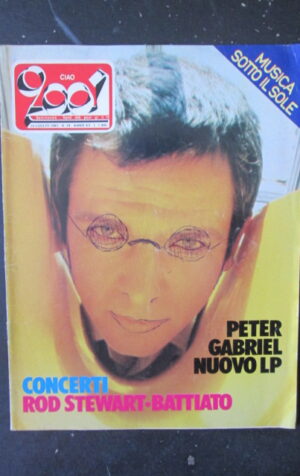 CIAO 2001 29 1983 PETER GABRIEL BATTIATO SIOUXIE KING CRIMSON NINA HAGEN [L8]