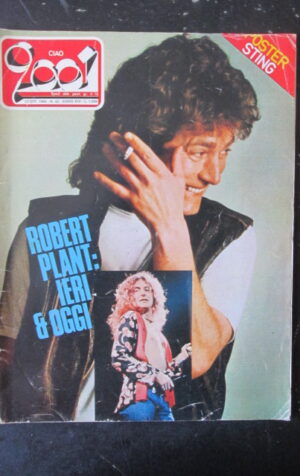 CIAO 2001 42 1982 ROBERT PLANT POSTER STING GUCCINI POLTERGEIST [L8]