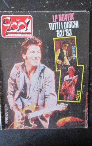 CIAO 2001 38 1982 SPRINGSTEEN BATTIATO POLICE ELVIS COSTELLO [L8]