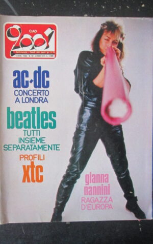 CIAO 2001 50 1982 AC / DC BEATLES GIANNA NANNINI [L8]