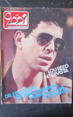 CIAO 2001 15 1982 LOU REED GEORGE HARRISON RICCARDO COCCIANTE [L8]