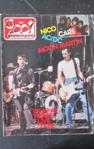 CIAO 2001 17 1982 AC / DC CARS MOON MARTIN TALKING HEADS [L8]