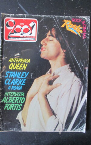 CIAO 2001 30 1980 QUEEN STANLEY CLARKE ALBERTO FORTIS [L8]