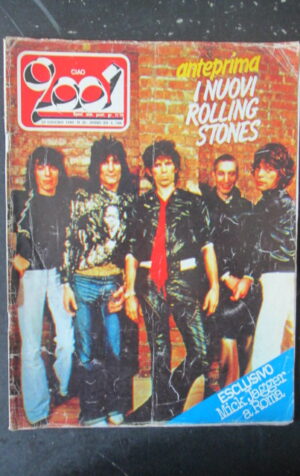 CIAO 2001 26 1980 ROLLING STONES MICK JAGGER LOREDANA BERTE [L8]