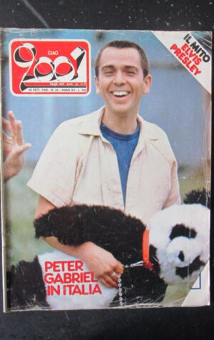 CIAO 2001 39 1980 ELVIS PRESLEY PETER GABRIEL AEROSMITH [L8]