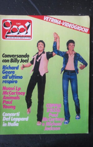 CIAO 2001 45 1983 BILLY JOEL GERE McCARTNEY PAUL YOUNG MICHAEL JACKSON [L8]